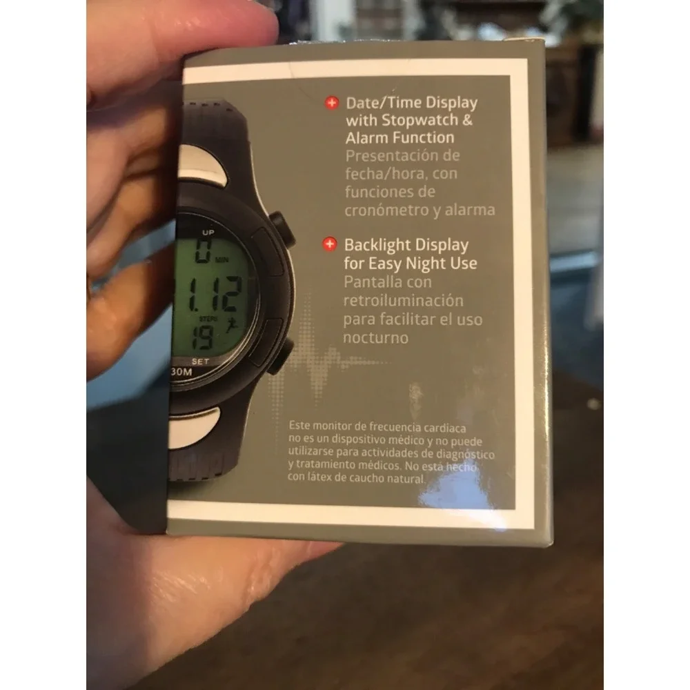 MEDLINE Heart Rate Watch‎ Pedometer Stopwatch